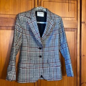 Jaeger Women’s Vintage 100% Wool Tweed Blazer Size 10